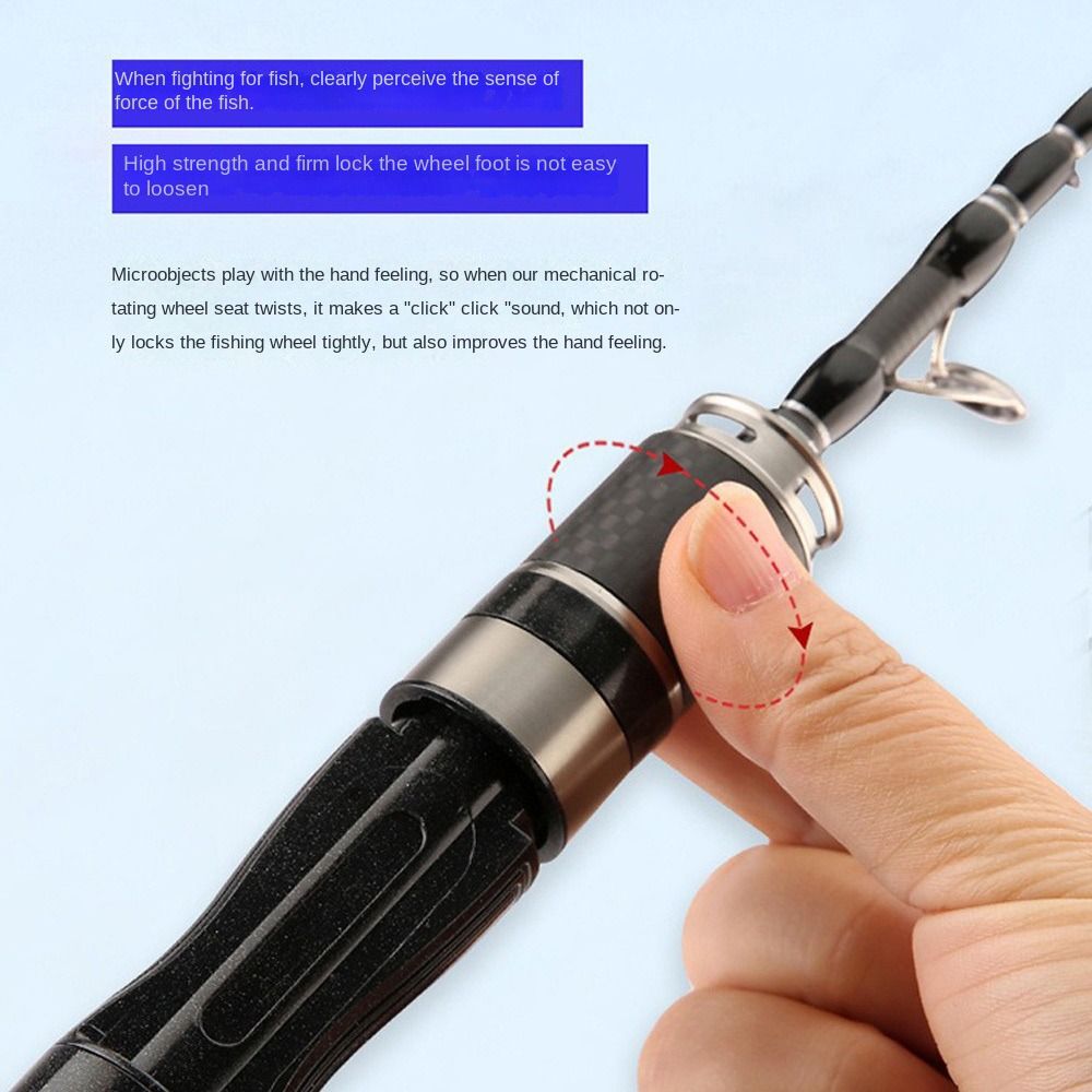Joran Pancing Teleskopik Kit L - Spincast Reel ulasan dan harga